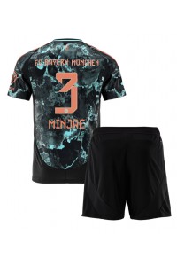 Bayern Munich Kim Min-jae #3 Babytruitje Uit tenue Kind 2024-25 Korte Mouw (+ Korte broeken)